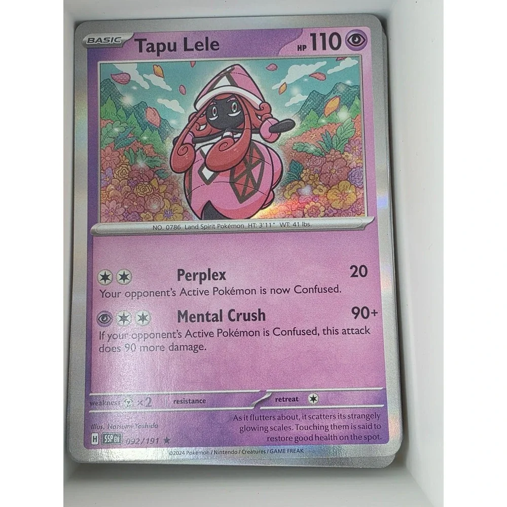Tapu Lele 092/191 Rare Surging Sparks Pokemon Reverse Holo Near Mint